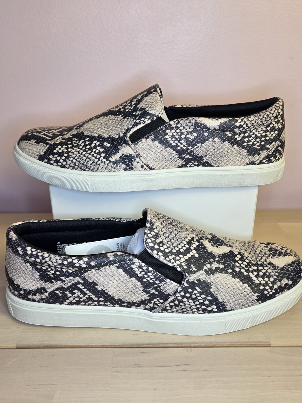 A New Day Slip-On Loafers Snake Print